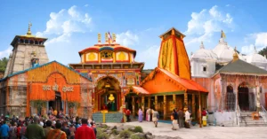 उत्तराखंड के चारधाम मंदिरों का दृश्य