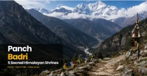 पंच बद्री परंपरा और उत्तराखंड के हिमालयी आध्यात्मिक मार्ग का दृश्य