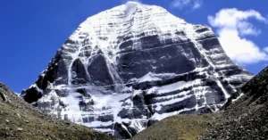 Mount Kailash, the sacred peak associated with Kailash Mansarovar Yatra