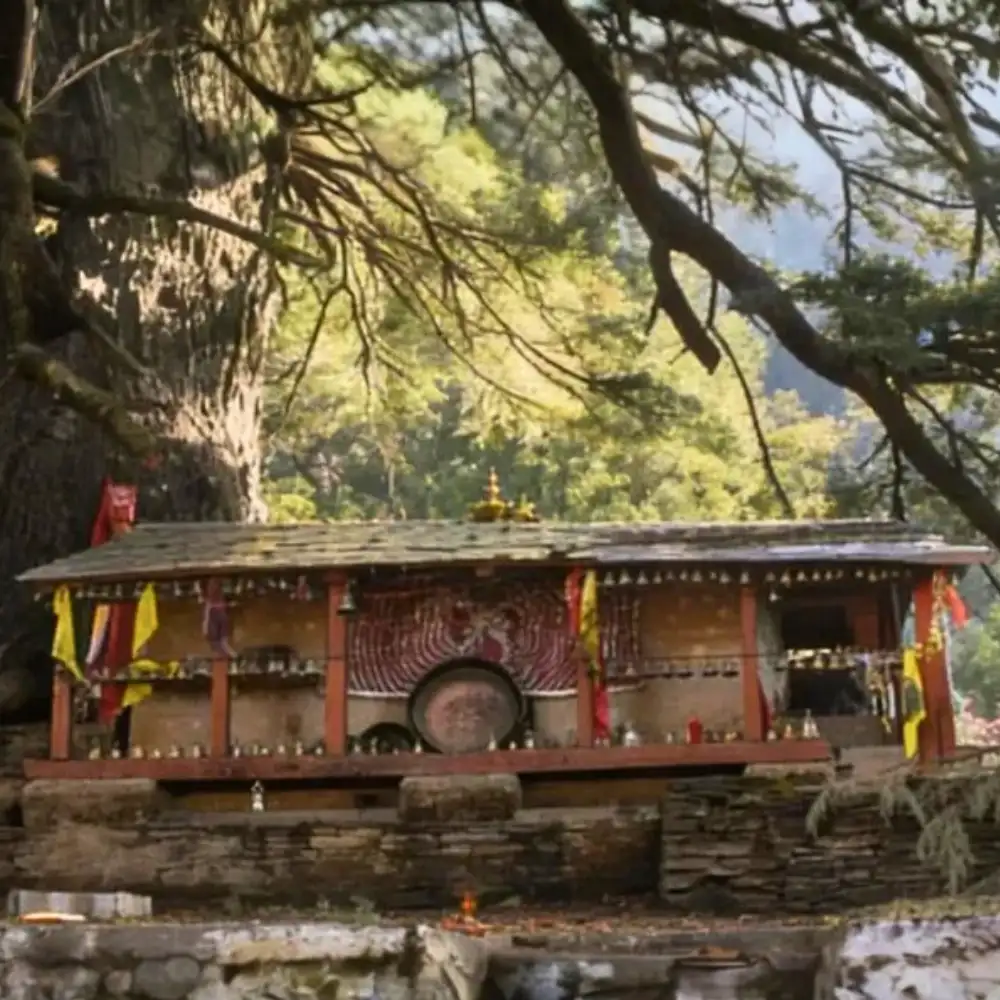 नंदा देवी राजजात: 280 किलोमीटर की वह यात्रा जहाँ देवी को बेटी मानकर विदा किया जाता है, लेकिन क्यों? 2 वाण गाँव स्थित लाटू देवता मंदिर
