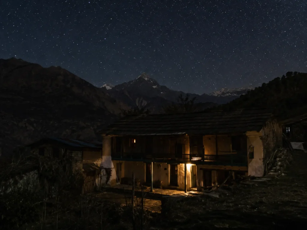 "एक उम्र बाद मैं वापस लौट आऊँगा": एक पहाड़ी मन की कहानी 4 पहाड़ की रात और तारों से भरा आसमान