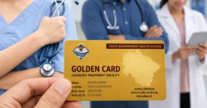 Golden Card for cashless treatment under Uttarakhand's state health scheme.
