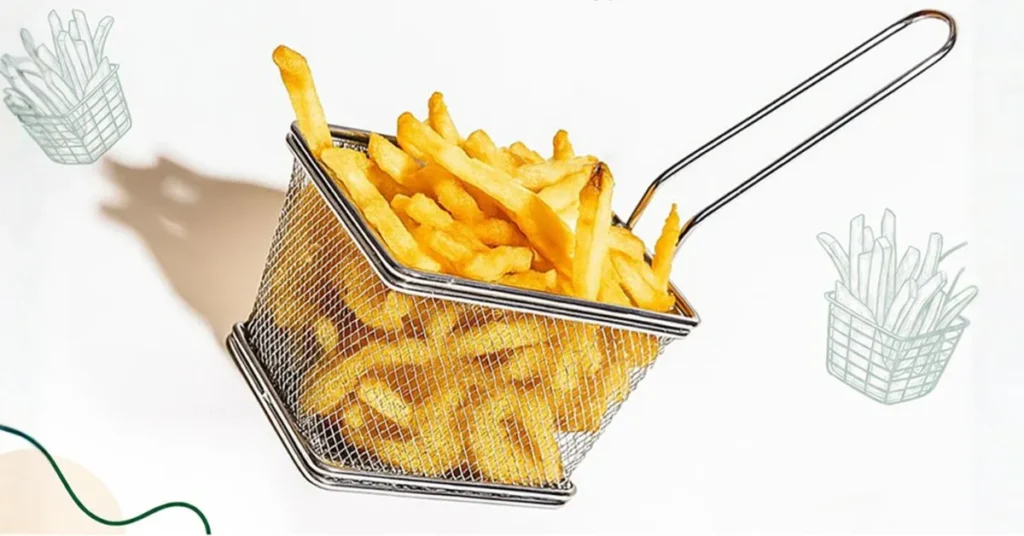 Cropped section of the official APEDA graphic showing frozen French fries representing Uttarakhand's first export shipment to Iraq.