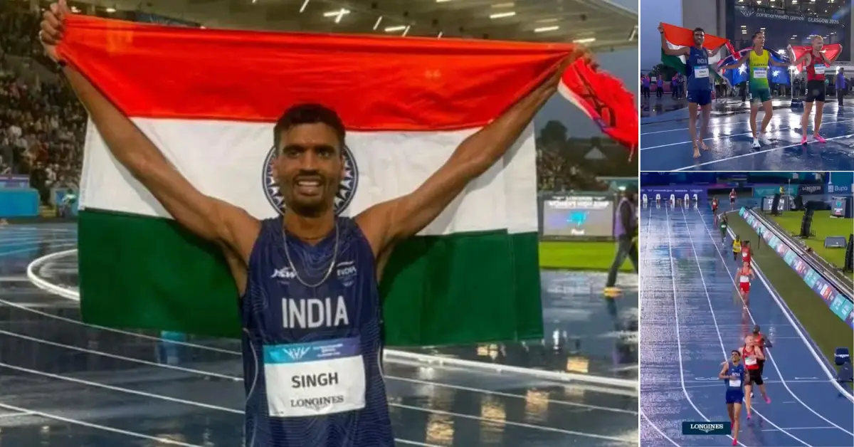 Commonwealth Games की 10,000 मीटर दौड़ में रजत पदक जीतने वाले पहले भारतीय बने गुलवीर सिंह