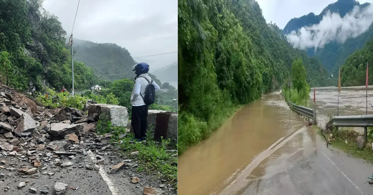 Home 6 उत्तरकाशी में बारिश से गंगोत्री-यमुनोत्री हाईवे प्रभावित, प्रशासन हाई अलर्ट पर