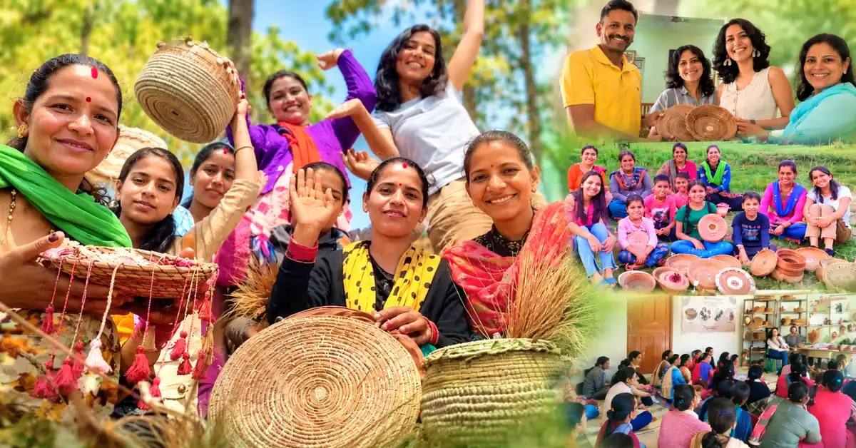 Home 8 पिरूल से पहचान: द्वाराहाट की महिलाओं ने हस्तशिल्प के जरिए बनाया स्वरोजगार का रास्ता